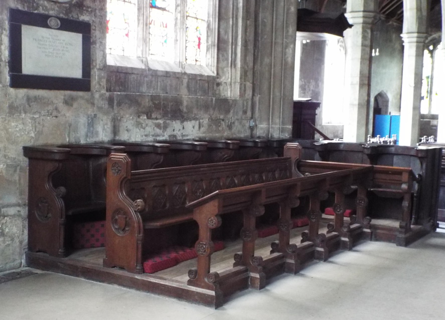 The chancel stalls