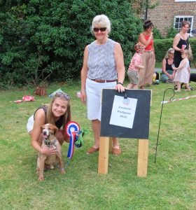 Bundy - winner of the Poshest Pedigree class