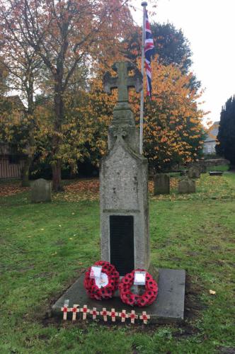 All Saints' War Memorial on 11th November 2018