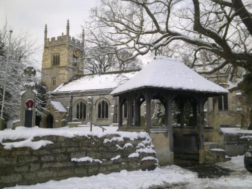 All Saints' Church in Winter