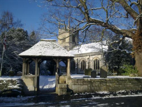 All Saints' Church in Winter